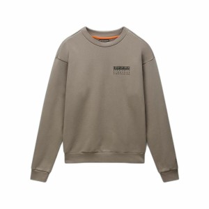 Men’s Sweatshirt without Hood Napapijri B-Premium C Beige Brindle 2