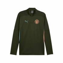 Training Sweatshirt for Adults Puma Manchester City 24/25 Training Olive