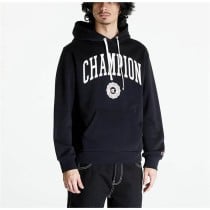 Herren Sweater mit Kapuze Champion Schwarz