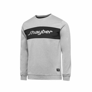 Herren Sweater ohne Kapuze J-Hayber Essential Hellgrau