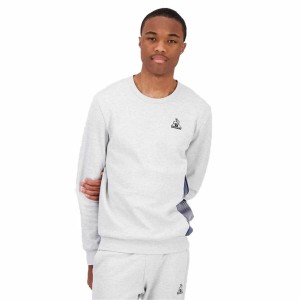 Herren Sweater ohne Kapuze Le coq sportif Heritage N°1 Grau