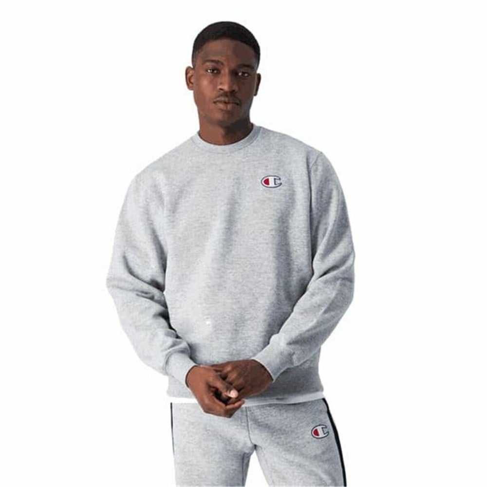 Sweat sans capuche homme Champion Gris clair