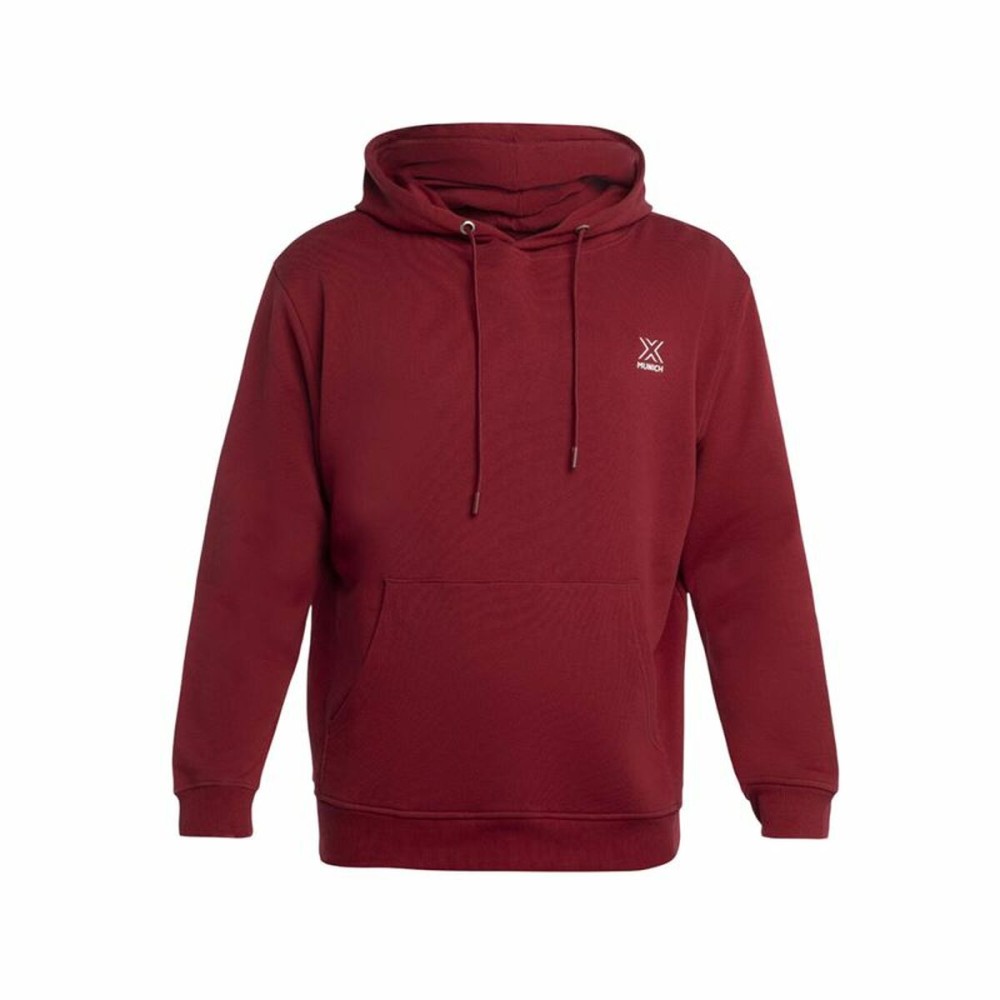 Sweat à capuche homme Munich Breaker Rouge carmin