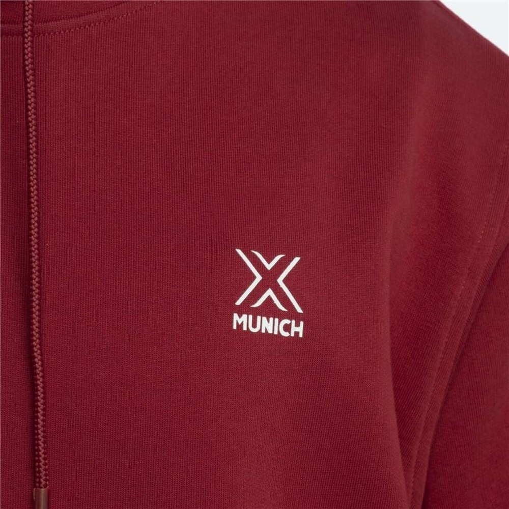 Sweat à capuche homme Munich Breaker Rouge carmin