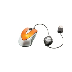 Souris Optique Verbatim GO MINI TRAVEL Orange