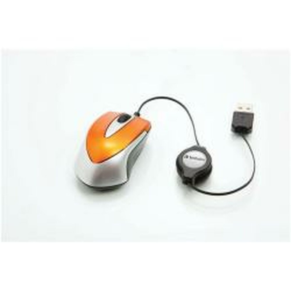 Optische Maus Verbatim GO MINI TRAVEL Orange