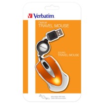 Souris Optique Verbatim GO MINI TRAVEL Orange