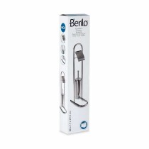 Toilet Paper Holder with Brush Stand Berilo B0812 Silver 17,5 x 29 x 80 cm (4 Units)