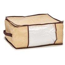 Storage Bag Kipit AR1903037 Cream Polyester polypropylene 27 L 45 x 30 x 20 cm (24 Units)