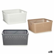 Multi-purpose basket Kipit 4730 Plastic 10 L 36 x 15 x 29 cm (18 Units)