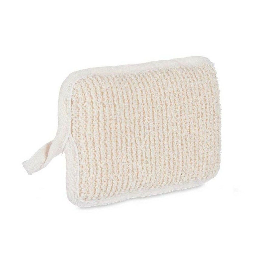 Body Sponge Berilo B7081-6 White Beige 11 x 16,5 x 2 cm (24 Units)