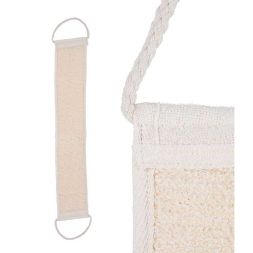 Body Sponge Berilo B7081-16 White Beige 20 x 2,5 x 9,5 cm With handles (24 Units)