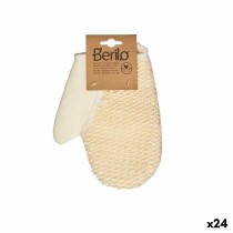 Bath Mitten Berilo B7083-10 White Beige (24 Units)