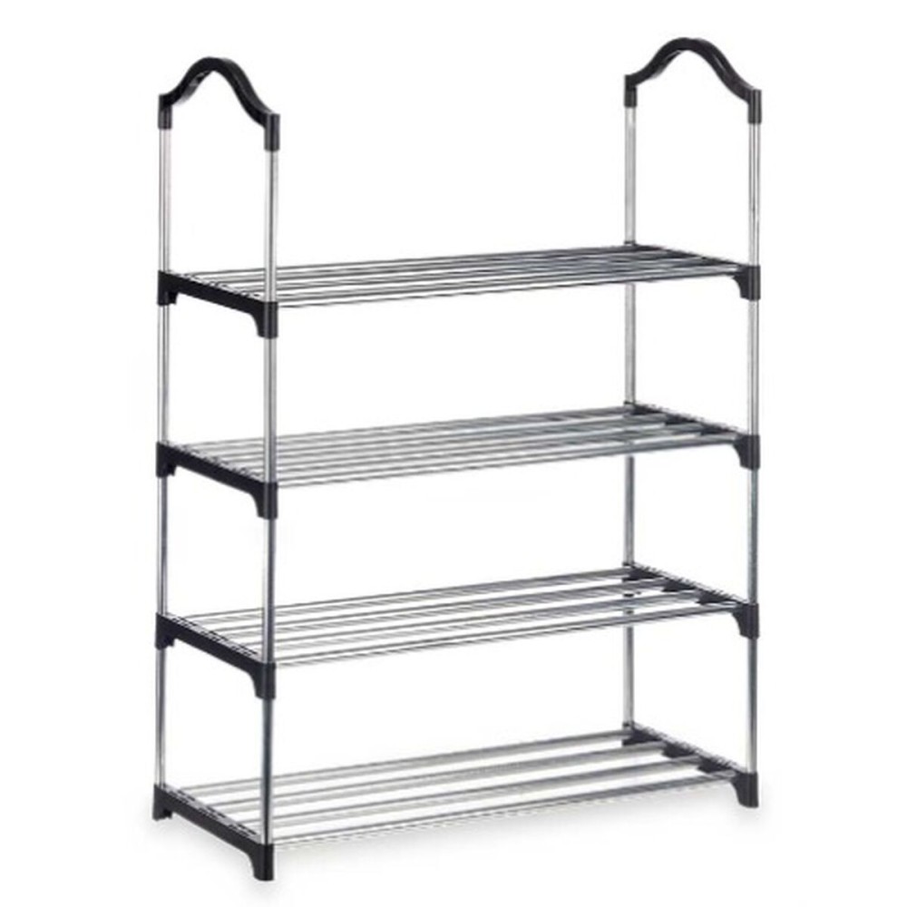 Shoe Rack Kipit 1063 Silver 76 x 26 x 58 cm 4 Shelves