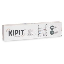 Schuhschrank Kipit 1063 Silberfarben 76 x 26 x 58 cm 4 Regale