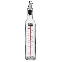 Ölfläschchen Vivalto YHP-F0425/DH12-D Durchsichtig Glas 500 ml Zähler (24 Stück)