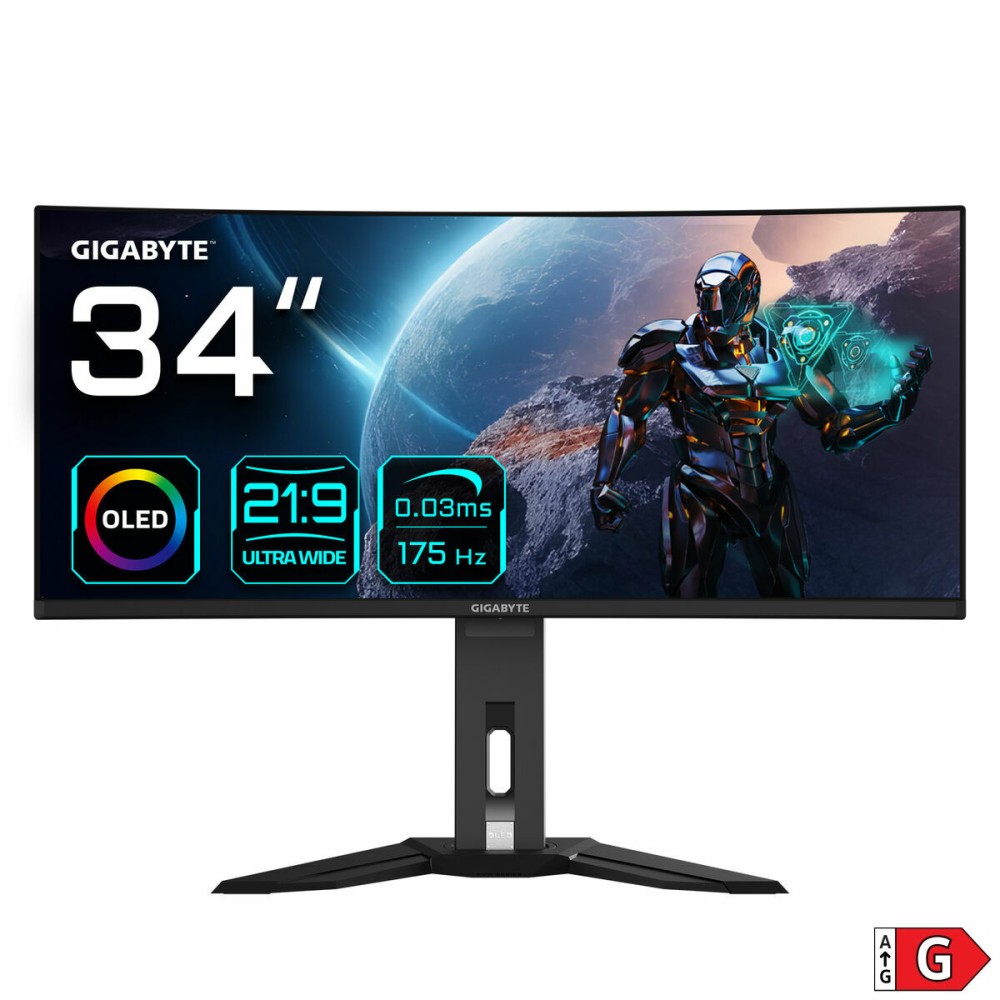 Écran Gigabyte MO34WQC 34" 175 hz Wide Quad HD