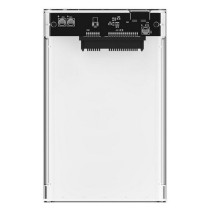 Housing for Hard Disk CoolBox COO-SCT-2533 2,5" Grey Transparent