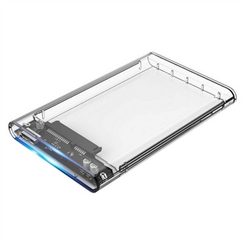 Housing for Hard Disk CoolBox COO-SCT-2533 2,5" Grey Transparent