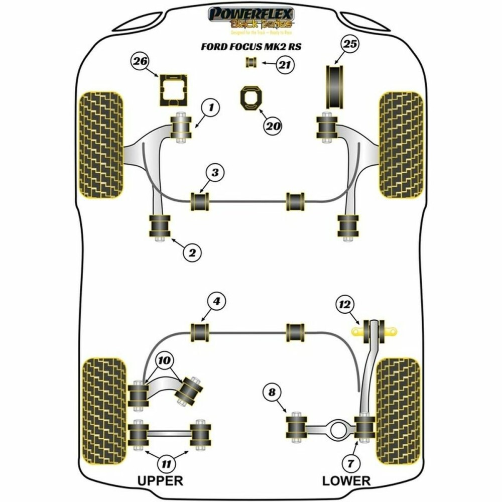 Silentblock Powerflex PFF19-1203-24 24 mm