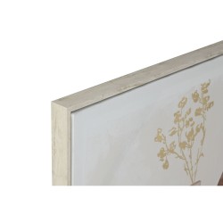 Bild Home ESPRIT Beige Gold polystyrol Leinwand Vase Skandinavisch 82,5 x 3,5 x 82,5 cm (2 Stück)