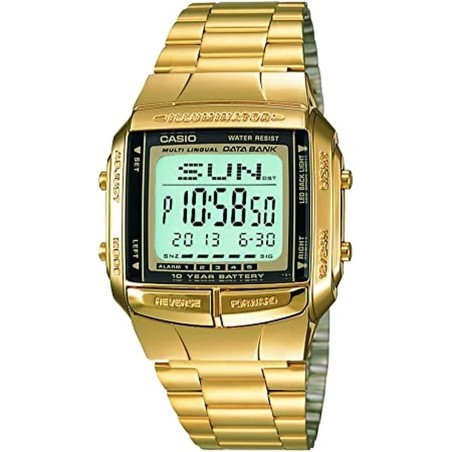 Herrenuhr Casio DATABANK Gold (Ø 38 mm)