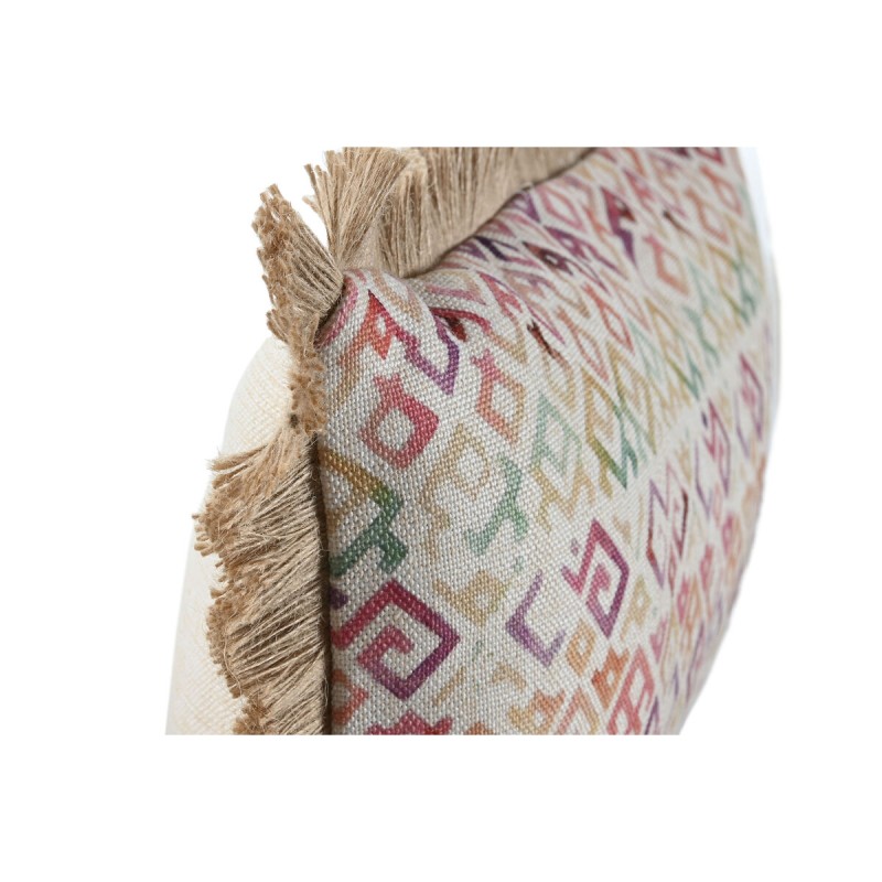 Coussin Home ESPRIT Frange Tropical 50 x 30 cm