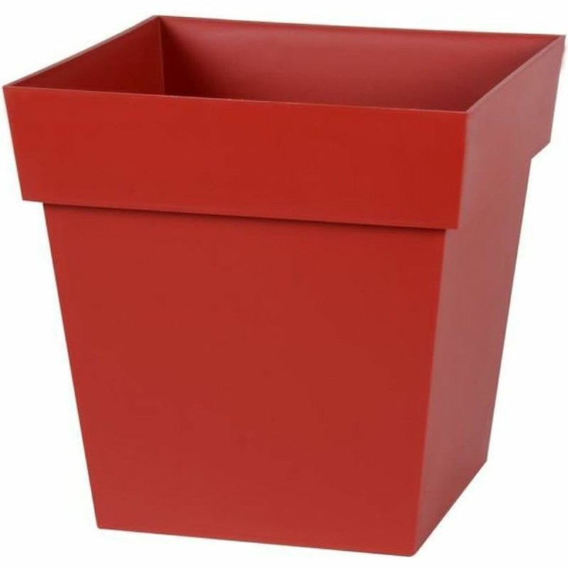 Plant pot EDA Red Squared 32 x 32 x 32 cm