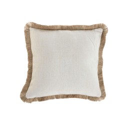 Coussin Home ESPRIT Frange Tropical 45 x 45 cm