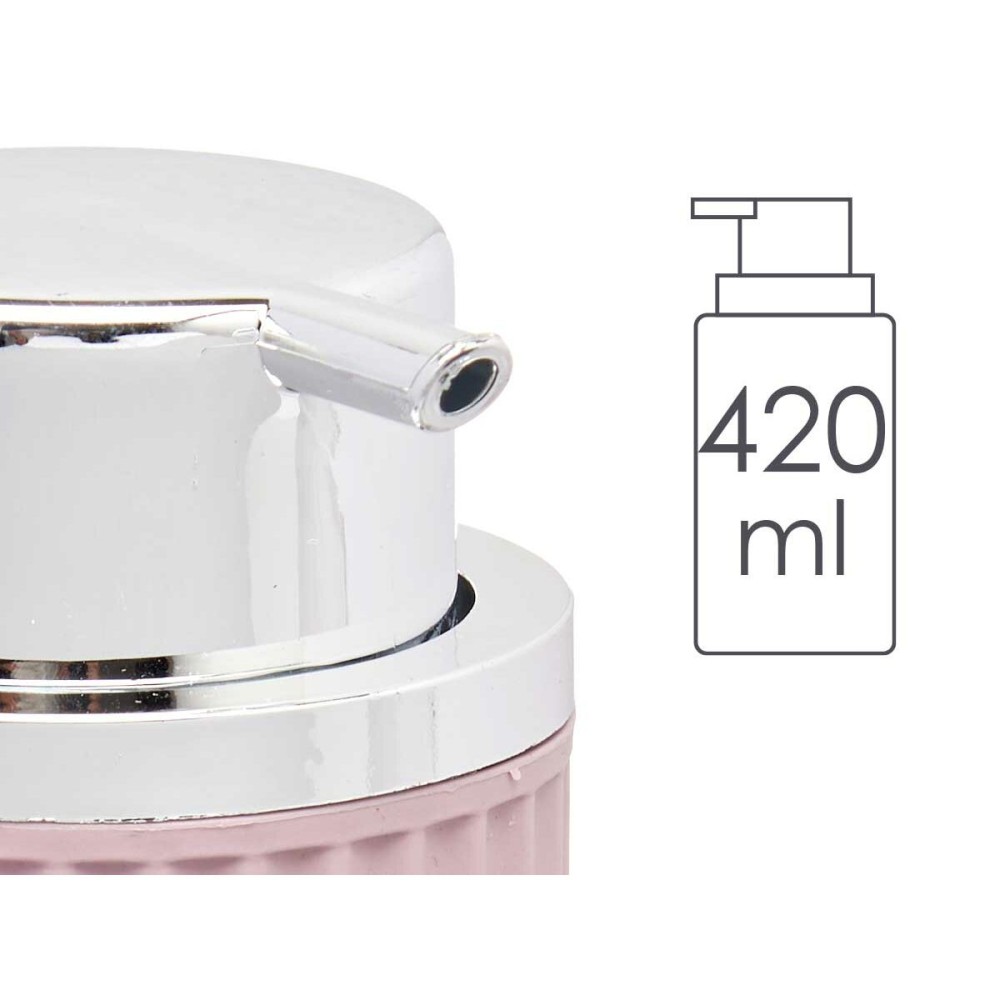 Distributeur de Savon Berilo 3236-4 Rose Plastique 420 ml (32 Unités)