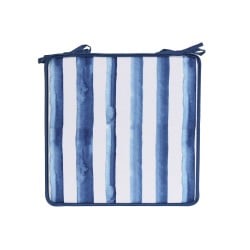 Coussin de chaise Home ESPRIT Bleu Blanc 38 x 38 x 2 cm