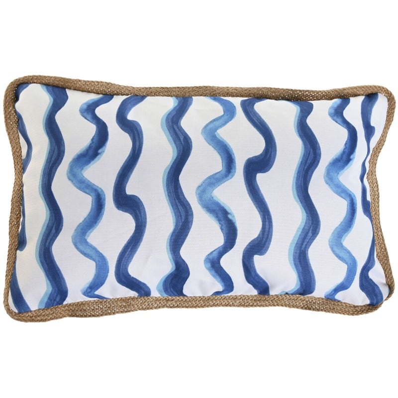 Coussin Home ESPRIT Bleu Blanc 50 x 30 cm