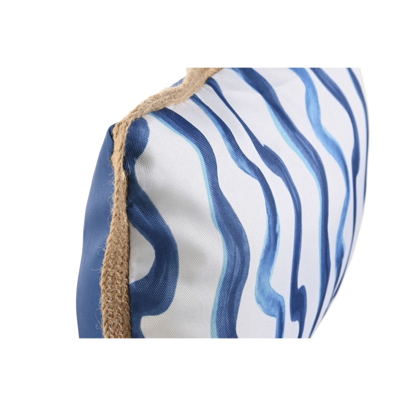 Coussin Home ESPRIT Bleu Blanc 50 x 30 cm