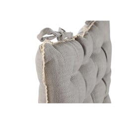 Chair cushion Home ESPRIT Light grey 42 x 42 x 6 cm