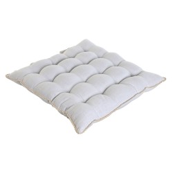 Coussin de chaise Home ESPRIT Blanc 42 x 42 x 6 cm