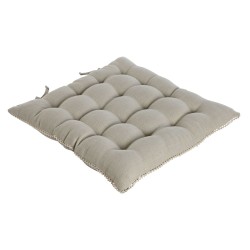 Coussin de chaise Home ESPRIT Sable 42 x 42 x 6 cm