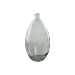 Vase Home ESPRIT türkis Kristall 15 x 15 x 31 cm