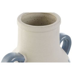 Vase Home ESPRIT Blau Braun aus Keramik Mediterraner 22 x 18 x 36,5 cm 22 x 18 x 35 cm