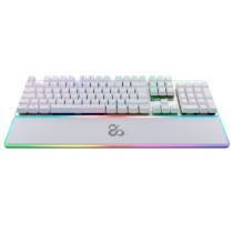 Tastatur Newskill NS-KB-GUNGNYR-GAT-RE Weiß Qwerty Spanisch QWERTY