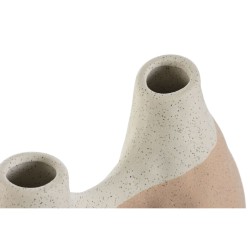 Vase Home ESPRIT Dreifarbig aus Keramik abstrakt 24 x 11 x 21 cm