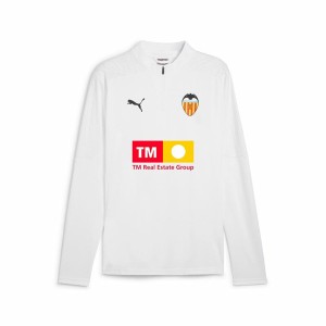 Sweat-shirt d'Entraînement pour Adultes Puma Valencia C.F. Blanc