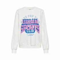 Sweat sans capuche femme Only Onlkimmie Blanc