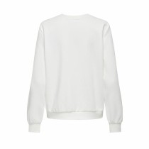 Sweat sans capuche femme Only Onlkimmie Blanc