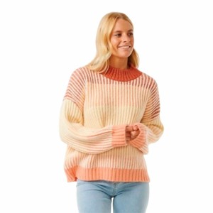 Damen Sweater ohne Kapuze Rip Curl Soleil Rib Knit Crew