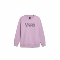 Damen Sweater ohne Kapuze Vans Drop V Logo Bff Crew Beige