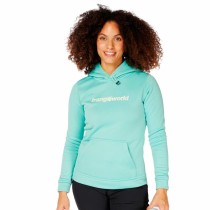 Sweat à capuche femme Trangoworld Poppi Aigue marine