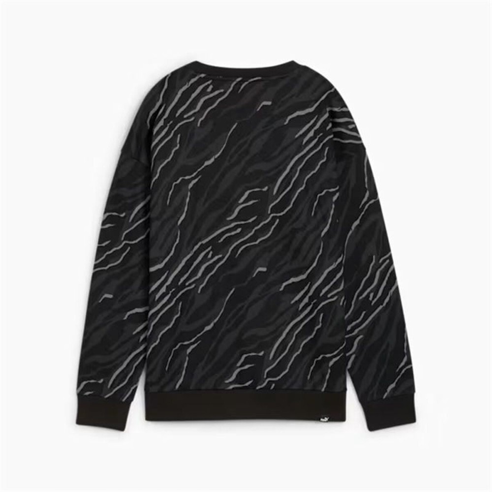 Sweat sans capuche femme Puma Essentials+ Animal Aop Crew Fl Mujer Noir