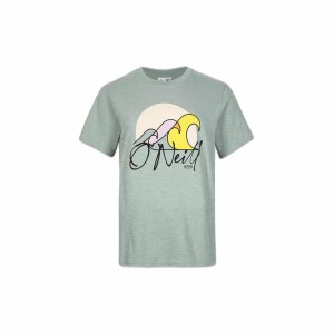 Women’s Short Sleeve T-Shirt O'Neill Luano Graphic Light grey