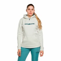 Sweat à capuche femme Trangoworld Poppi Blanc