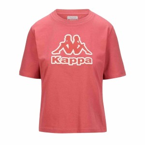 Damen Kurzarm-T-Shirt Kappa Fabra Orange